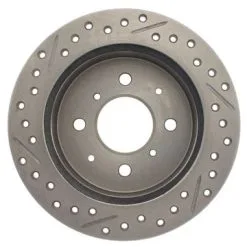 227.40017L - StopTech Select Sport Drilled And Slotted Brake Rotor; Rear Left 8 227.40017L - StopTech Select Sport Drilled And Slotted Brake Rotor; Rear Left -Performance Parts shop 227.40017l back b6ee