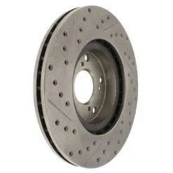 227.40057L - StopTech Select Sport Drilled And Slotted Brake Rotor; Front Left 7 227.40057L - StopTech Select Sport Drilled And Slotted Brake Rotor; Front Left -Performance Parts shop 227.40057l angleback ca24