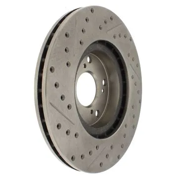 227.40057L - StopTech Select Sport Drilled And Slotted Brake Rotor; Front Left 3 227.40057L - StopTech Select Sport Drilled And Slotted Brake Rotor; Front Left - Image 3