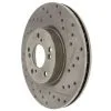 227.40057L - StopTech Select Sport Drilled And Slotted Brake Rotor; Front Left