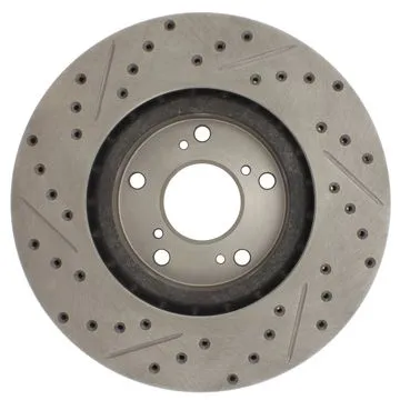 227.40057L - StopTech Select Sport Drilled And Slotted Brake Rotor; Front Left 4 227.40057L - StopTech Select Sport Drilled And Slotted Brake Rotor; Front Left - Image 4