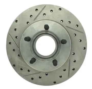 227.65027R - StopTech Select Sport Drilled And Slotted Brake Rotor; Front Right 2 227.65027R - StopTech Select Sport Drilled And Slotted Brake Rotor; Front Right - Image 2