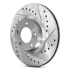 227.42060L - StopTech Select Sport Drilled And Slotted Brake Rotor; Front Left