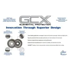 StopTech 320.40070 - Centric GCX Rotor With Partial Coating -Performance Parts shop 320.40070 fab 9687
