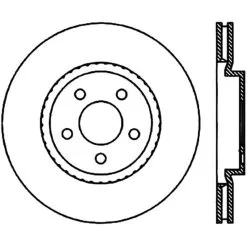 StopTech 320.63052 - Centric GCX Rotor With Partial Coating -Performance Parts shop 320.63052 drawing 75f2