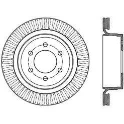 StopTech 320.65135 - Centric GCX Rotor With Partial Coating
