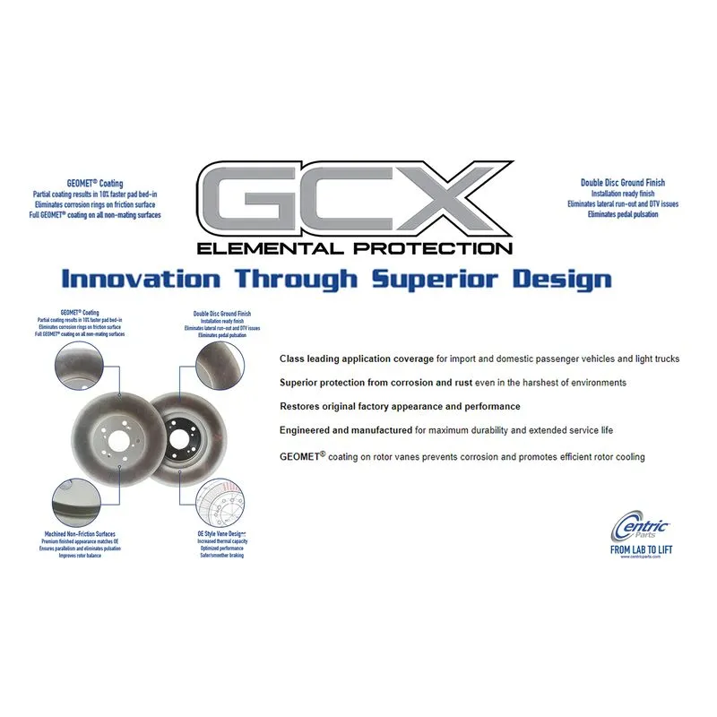 StopTech 320.65135 - Centric GCX Rotor With Partial Coating 2 StopTech 320.65135 - Centric GCX Rotor With Partial Coating - Image 2