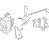 Genuine BMW 11537605058 Engine Coolant Thermostat Bracket - BMW