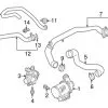 Genuine BMW 11537645833 Coolant Hose - BMW