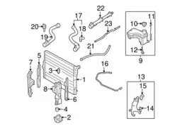 Genuine BMW 11537830714 Coolant Bypass Pipe - BMW