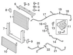 Genuine BMW 17122284284 Engine Coolant Overflow Hose - BMW