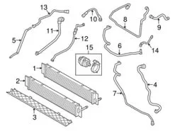 Genuine BMW 17127640845 Coolant Hose - BMW