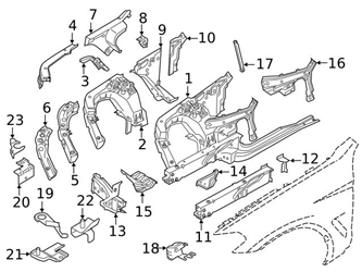 Genuine BMW 41007481019 Engine Coolant Recovery Tank Bracket - BMW -Performance Parts shop BM 41007481019