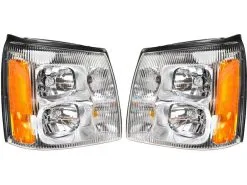 DIY Solutions - Headlight Assembly Set - 2 Piece - 2002 Cadillac Escalade - LHT03389