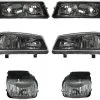 DIY Solutions - Headlight Fog Light Parking Light Kit 6 Piece Set - 2003 - 2004 Chevrolet Silverado 1500 (Up To 01/03/2004) - LHT04200