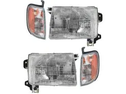 DIY Solutions - Headlight And Cornering Light Kit - 4 Piece - 2000 - 2001 Nissan Xterra - LHT04151