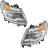 DIY Solutions - Headlight Assembly - Set Of 2 - Without Daytime Running Lights - 2014 - 2020 Ram ProMaster 2500 - LHT03985