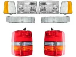 DIY Solutions - Headlight Tail Light Cornering Parking Light Kit - 8 Piece - 1993 - 1996 Jeep Grand Cherokee - LHT04068