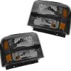 DIY Solutions - Headlight Assembly - Set Of 2 - 2005 - 2007 Ford F-350 Super Duty Harley-Davidson Edition - LHT03411