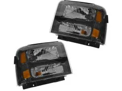 DIY Solutions - Headlight Assembly - Set Of 2 - 2005 - 2007 Ford F-350 Super Duty Harley-Davidson Edition - LHT03411
