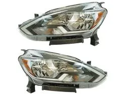 DIY Solutions - Halogen Headlight Assembly Set Of 2 - 2016 - 2019 Nissan Sentra - LHT03897