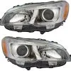 DIY Solutions - Halogen Headlight Assembly Set Of 2 - 2015 - 2018 Subaru WRX STI - LHT04030