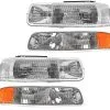 DIY Solutions - Headlight Assembly And Parking Light Kit 4 Piece Set - 2000 - 2006 Chevrolet Tahoe - LHT04103