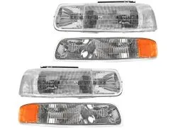 DIY Solutions - Headlight Assembly And Parking Light Kit 4 Piece Set - 2000 - 2006 Chevrolet Tahoe - LHT04103