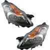 DIY Solutions - Halogen Headlight Assembly - Set Of 2 - 2007 - 2009 Nissan Altima Sedan - LHT03484