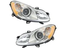 DIY Solutions - Driver And Passenger Side Headlight Assembly - Set Of 2 - 2008 - 2015 Smart Fortwo - LHT04034