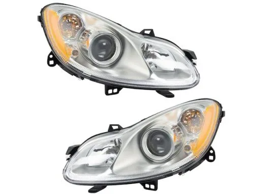 DIY Solutions - Driver And Passenger Side Headlight Assembly - Set Of 2 - 2008 - 2015 Smart Fortwo - LHT04034 -Performance Parts shop D0145 Q842199 1