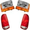 DIY Solutions - Headlight Tail Light Cornering Light Kit - 6 Piece - 1999 - 2000 Ford F-350 Super Duty - LHT04315