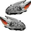 DIY Solutions - Halogen Headlight Assembly Set Of 2 - 2012 - 2015 Toyota Prius - LHT03785