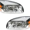 DIY Solutions - Headlight Assembly Set Of 2 - 2005 - 2008 Chevrolet Uplander - LHT03427