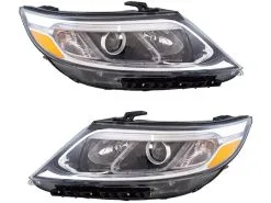 DIY Solutions - Halogen Headlight Assembly Set - 2014 - 2015 Kia Sorento - LHT04014