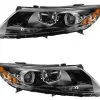 DIY Solutions - Halogen Headlight Assembly Set Of 2 - 2011 - 2013 Kia Optima (Korea Built Models) (Excluding Hybrid Models) - LHT03859