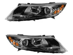DIY Solutions - Halogen Headlight Assembly Set Of 2 - 2011 - 2013 Kia Optima (Korea Built Models) (Excluding Hybrid Models) - LHT03859