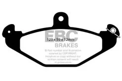 DP8885/2RPX - EBC RP-X Brake Pads; Rear -Performance Parts shop DP885 2 8bf3