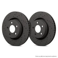 HTC4278 - Hawk Talon Slotted & Drilled Brake Discs; Rear