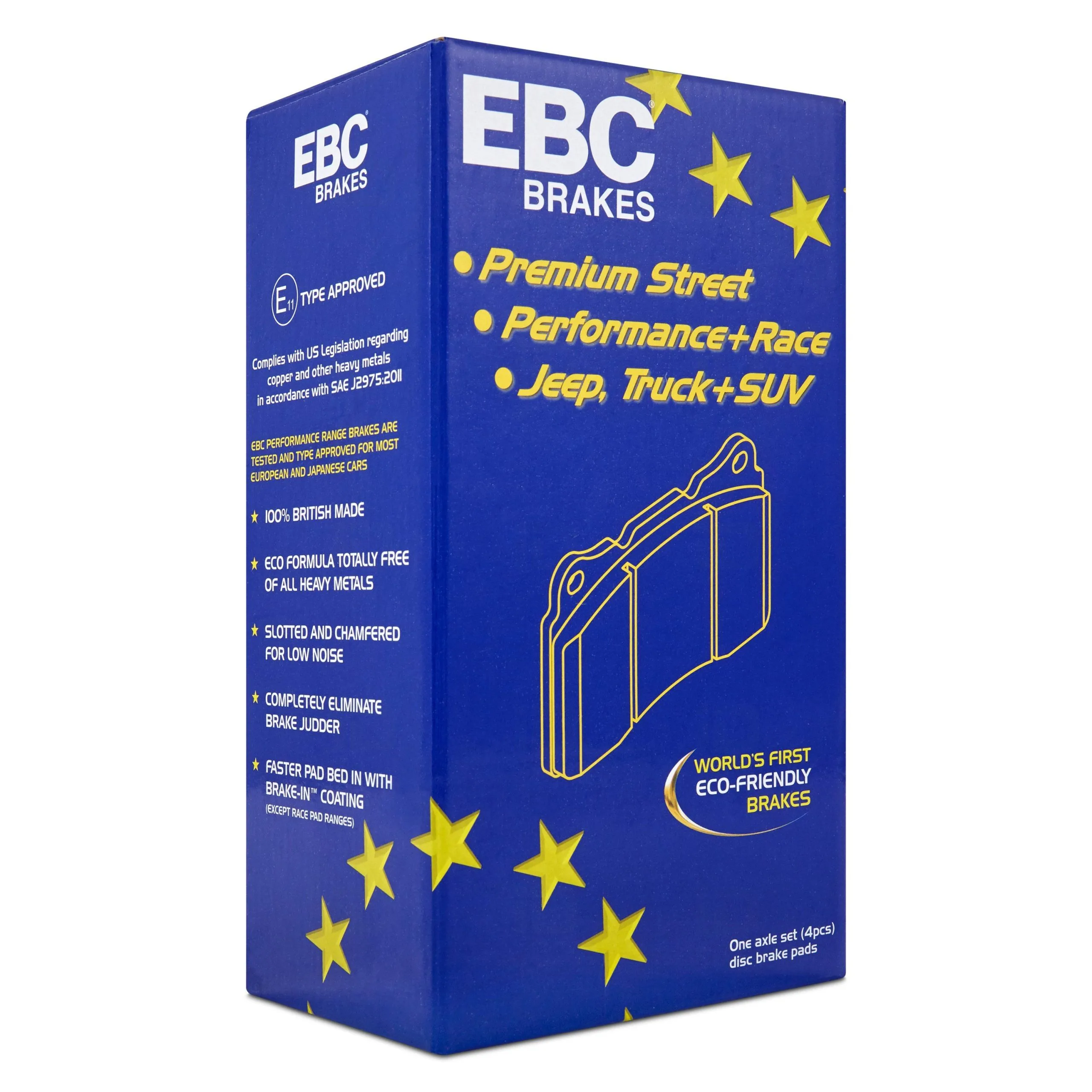 DP21220/2 - EBC Greenstuff 2000 Brake Pads; Front 4 DP21220/2 - EBC Greenstuff 2000 Brake Pads; Front - Image 4