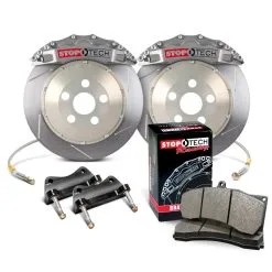 StopTech Trophy Race Big Brake Kit Front -Performance Parts shop stoptech trophy race big brake kit slotted str 60 anodized fab9 1