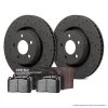 HKC5233.366B - Hawk Brake Kit - HPS 5.0 Pads & Talon Slotted & Drilled Discs; Front